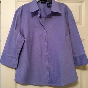 3/4 Sleeve Lilac Blouse